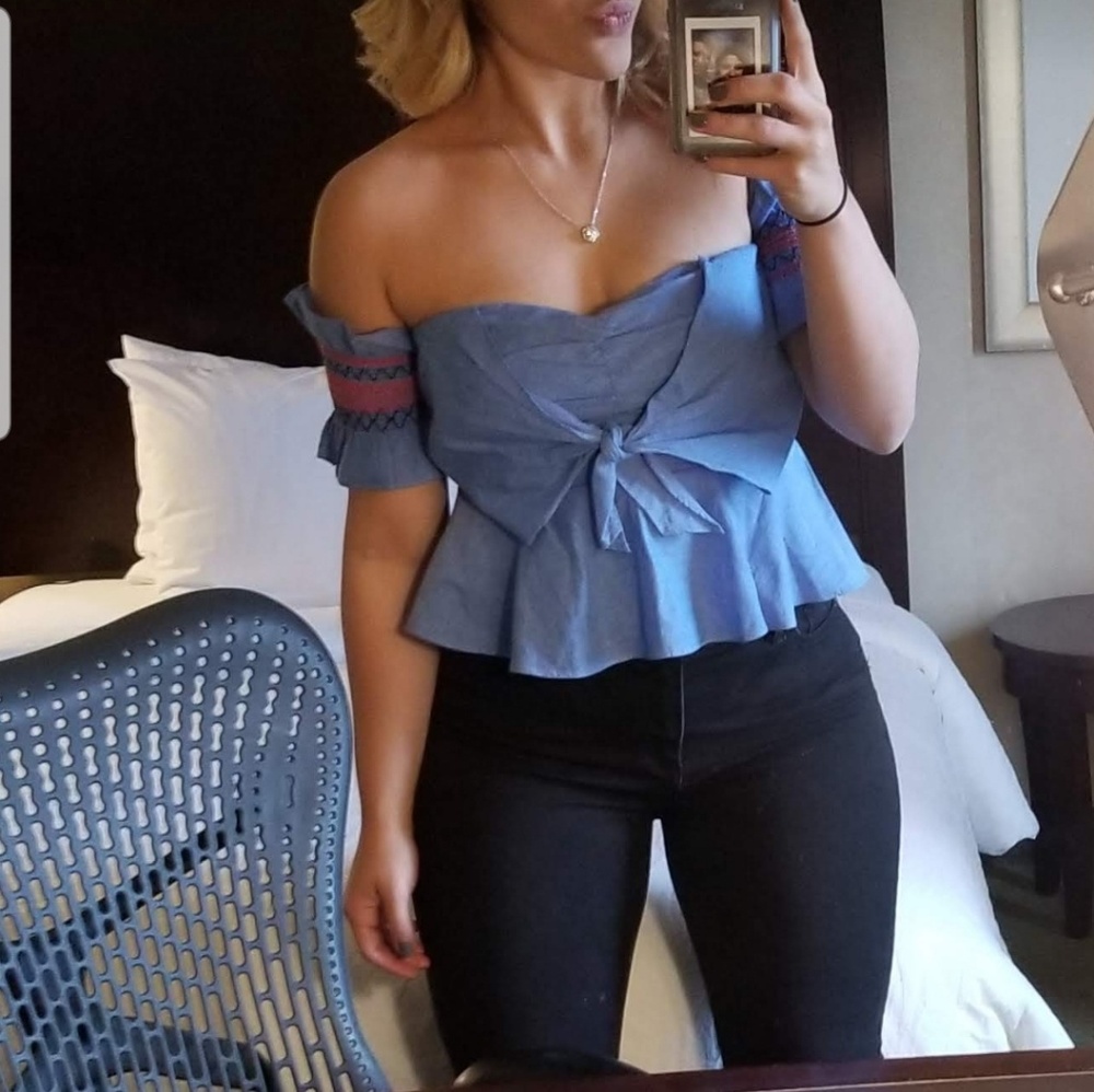 Peplum top
